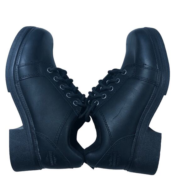 Harley-Davidson nwb women’s black lace up shoes size 6 - Picture 3 of 9